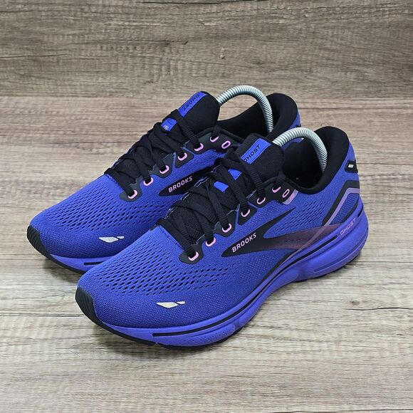 Brooks Ghost 15 Women's Sz 10.5 B Purple Pink Black Running Shoes (1203801B544) - Picture 7 of 9